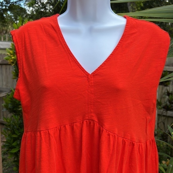 Social Standard by Sanctuary Lightweight V-neck, Sleeveless T- shirt Dress - Picture 2 of 9
